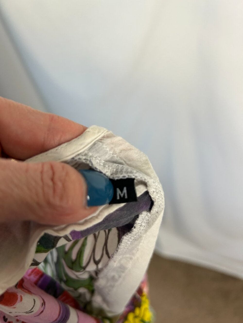 Desigual Tropical Lightweight Blouse M (Flaws) - Picture 6 of 6